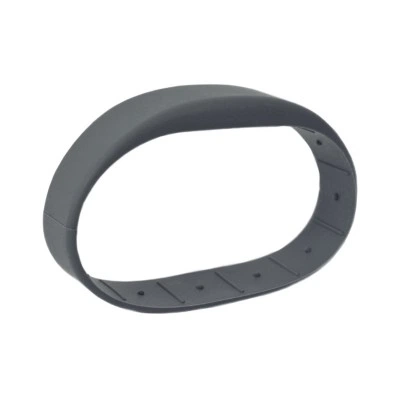 Перезаписываемый RFID браслет T5577 “OFFICE TEMIC” серый, без застежки Перезаписываемый RFID браслет T5577 “OFFICE TEMIC” серый, без застежки