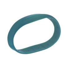 Перезаписываемый RFID браслет T5577 “OFFICE TEMIC” сине-зеленый, без застежки