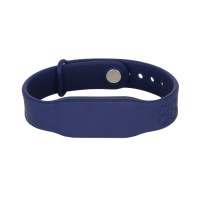Силиконовый RFID браслет T5577 “PRESTIGE TEMIC” КОРОЛЕВСКИЙ СИНИЙ, с застёжкой