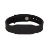 Силиконовый RFID браслет T5577 “PRESTIGE TEMIC” ЧЕРНЫЙ, с застёжкой