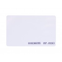 Бесконтактная тонкая RFID карта доступа MIFARE 1K ISO (13.56 МГц) с номером