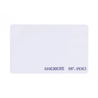 Бесконтактная тонкая RFID карта доступа MIFARE 1K ISO (13.56 МГц) с номером Бесконтактная тонкая RFID карта доступа MIFARE 1K ISO (13.56 МГц) с номером