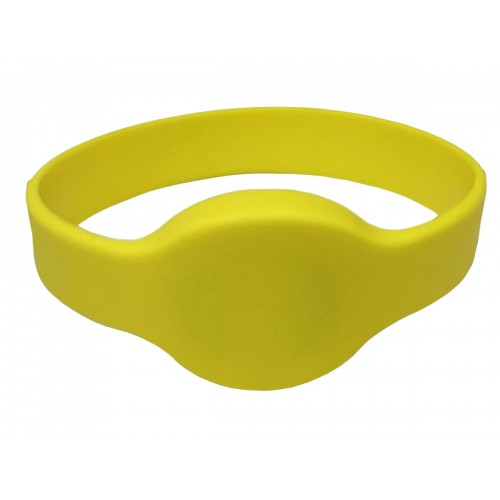 RFID браслет MIFARE “OVAL” ЖЕЛТЫЙ, диаметр 65 мм