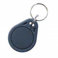 RFID брелок-ключ MIFARE 1K (13.56 МГц) серый