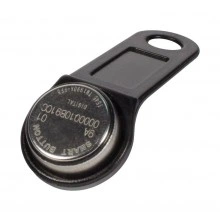 Электронный ключ Touch Memory TM1990A-F5 iButton (черный) с держателем