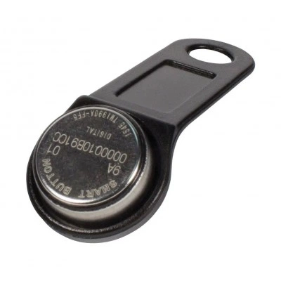 Электронный ключ Touch Memory TM1990A-F5 iButton (черный) с держателем Электронный ключ Touch Memory TM1990A-F5 iButton (черный) с держателем