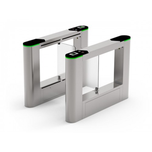 ZKTECO SBTL6011, скоростной турникет с распашными створками, контроллером и считывателями