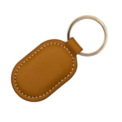Перезаписываемый кожаный RFID брелок T5577 (CLASSIC) коричневый Перезаписываемый кожаный RFID брелок T5577 (CLASSIC) коричневый