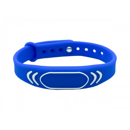 Перезаписываемый RFID браслет T5577 “SPORT” СИНИЙ (125 кГц)