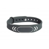 Перезаписываемый RFID браслет T5577 “SPORT” СЕРЫЙ (125 кГц)