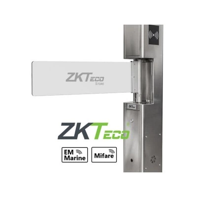 ZKTECO SBT2011S НЕРЖ распашной турникет-калитка с контроллером и считывателями карт ZKTECO SBT2011S НЕРЖ распашной турникет-калитка с контроллером и считывателями карт