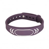 Перезаписываемый RFID браслет T5577 “SPORT” ФИОЛЕТОВЫЙ (125 кГц)