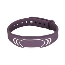 Перезаписываемый RFID браслет T5577 “SPORT” фиолетовый (125 кГц)