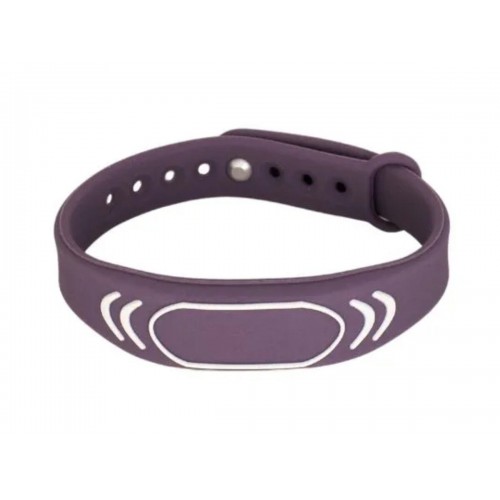 Перезаписываемый RFID браслет T5577 “SPORT” ФИОЛЕТОВЫЙ (125 кГц)