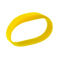 Силиконовый RFID браслет EM-Marine “OFFICE” ЖЕЛТЫЙ, без застежки