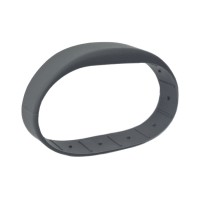 Силиконовый RFID браслет EM-Marine “OFFICE” СЕРЫЙ, без застежки