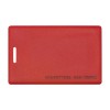 Бесконтактная цветная карта EM-Marine CLAMSHELL (RED) с номером, красного цвета