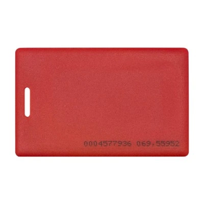 Бесконтактная цветная карта EM-Marine CLAMSHELL (RED) с номером, красного цвета Бесконтактная цветная карта EM-Marine CLAMSHELL (RED) с номером, красного цвета