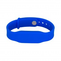 Силиконовый RFID браслет EM-Marine “PRESTIGE” СИНИЙ, с застёжкой