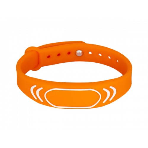 RFID браслет доступа EM-Marine “SPORT” ОРАНЖЕВЫЙ, с застежкой
